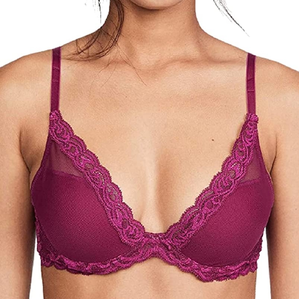 Natori Plum Lace Underwire Bra